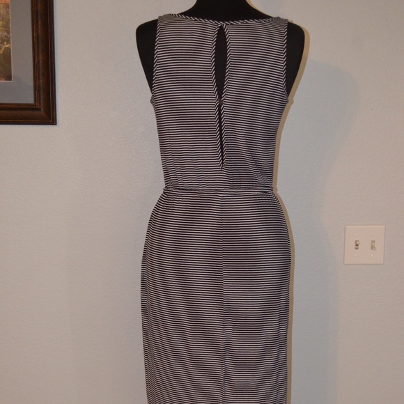 Banana Republic Women's Dress Size M P Black White - Picture 5 of 6